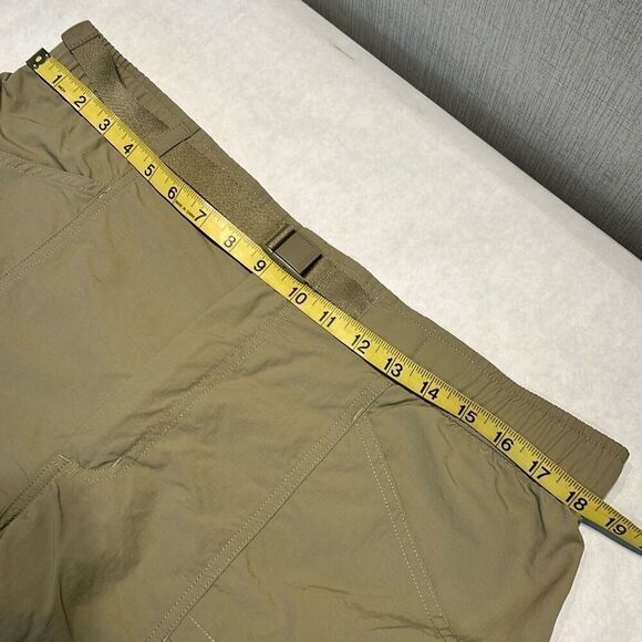 Eddie Bauer RipStop Tech Shorts Mens Sz Large Khaki Tan Adjustable Belt UPF - Picture 5 of 7